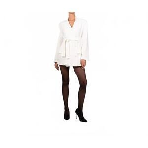 NEW PARENTEZI aya belted blazer in ivory